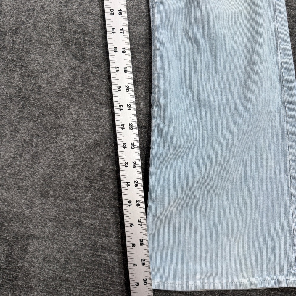 AG Adriano Goldschmied The Angel Light Blue Corduroy Bootcut Pants Sz 28 Regular - Picture 9 of 16